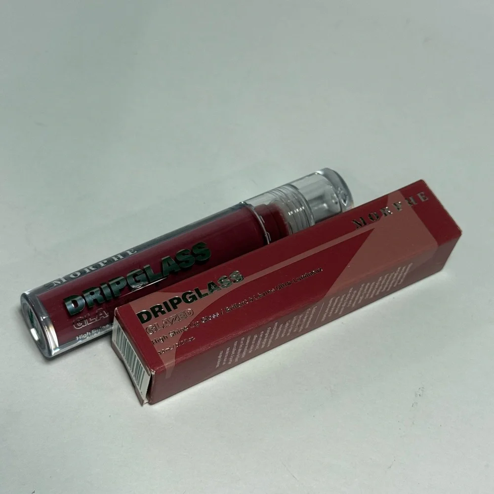Morphe Shatterproof Mauve Dripglass Glazed High Shine Lip Gloss NEW